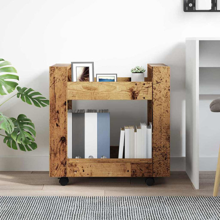 Cărucior Birou Lemn Vechi 60 x 45 x 60 cm Lemn compozit - WALTI WALTI