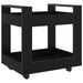 Cărucior Birou Stejar Negru 60 x 45 x 60 cm Lemn compozit - WALTI WALTI