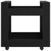 Cărucior Birou Stejar Negru 60 x 45 x 60 cm Lemn compozit - WALTI WALTI