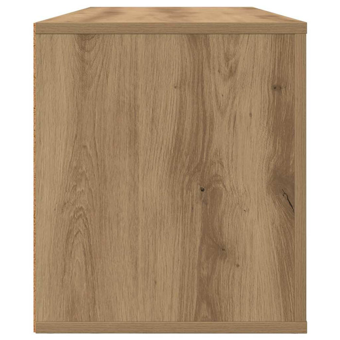 Cabinet TV Stejar Artizanal 100 x 35 x 40 cm Lemn compozit - WALTI WALTI