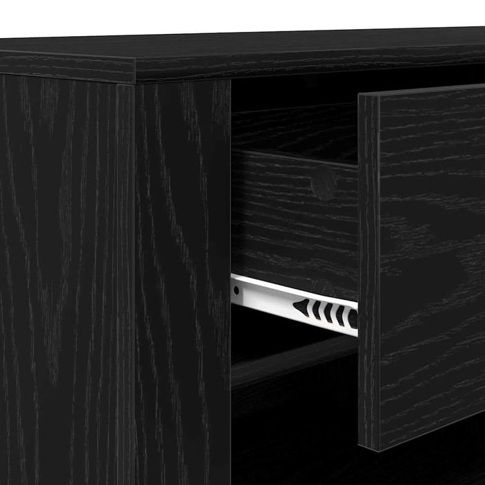 Cabinet TV Stejar Negru 100 x 35 x 40 cm Lemn compozit - WALTI WALTI