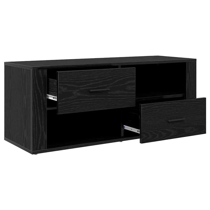 Cabinet TV Stejar Negru 100 x 35 x 40 cm Lemn compozit - WALTI WALTI