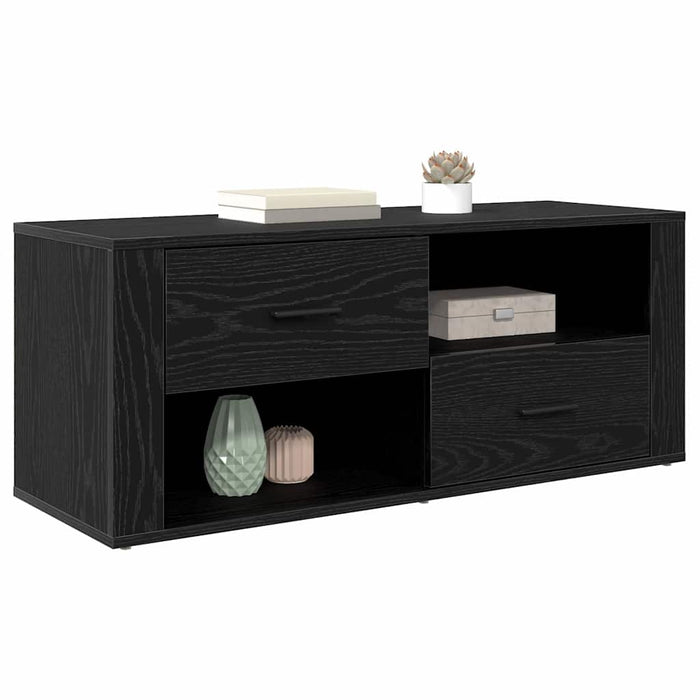 Cabinet TV Stejar Negru 100 x 35 x 40 cm Lemn compozit - WALTI WALTI