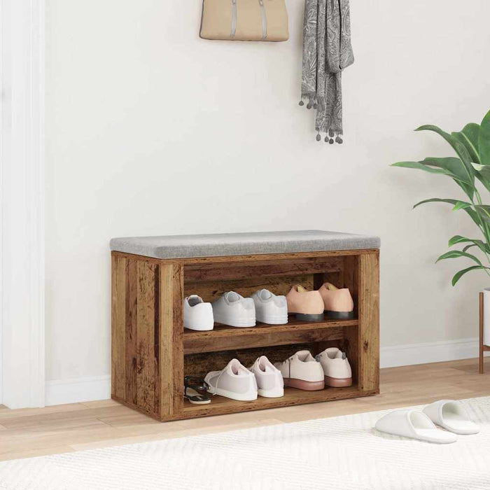 Raft pentru încălțăminte cu raft Lemn vechi 75 x 35 x 45 cm - WALTI WALTI