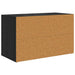 Raft pentru încălțăminte cu raft Stejar negru 75 x 35 x 45 cm - WALTI WALTI