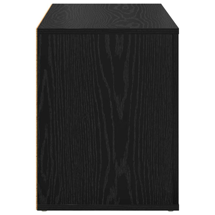 Raft pentru încălțăminte cu raft Stejar negru 75 x 35 x 45 cm - WALTI WALTI
