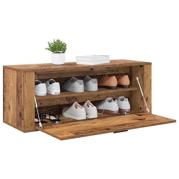 Dulap pentru pantofi Lemn vechi 100 x 35 x 38 cm Lemn compozit - WALTI WALTI