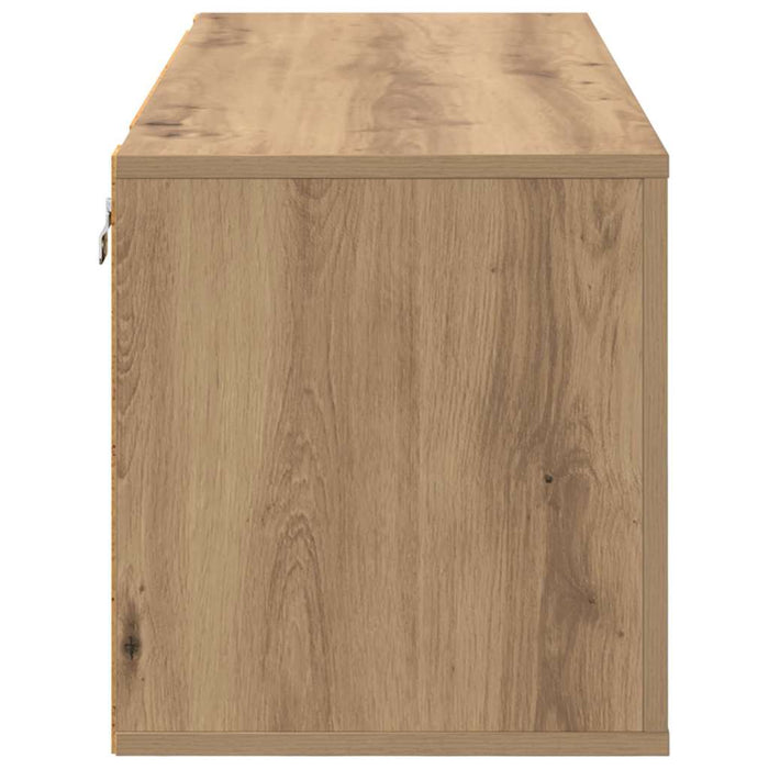 Dulap pentru pantofi cu raft stejar artizanal 100 x 35 x 38 cm - WALTI WALTI