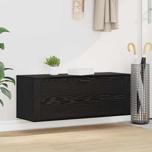 Dulap pentru pantofi cu raft Stejar negru 100 x 35 x 38 cm - WALTI WALTI