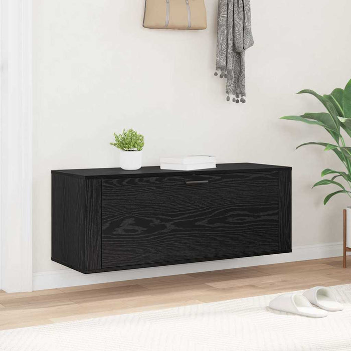 Dulap pentru pantofi cu raft Stejar negru 100 x 35 x 38 cm - WALTI WALTI