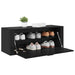 Dulap pentru pantofi cu raft Stejar negru 100 x 35 x 38 cm - WALTI WALTI
