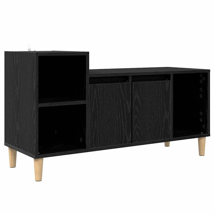 Cabinet TV Stejar Negru 100 x 35 x 55 cm Lemn compozit - WALTI WALTI