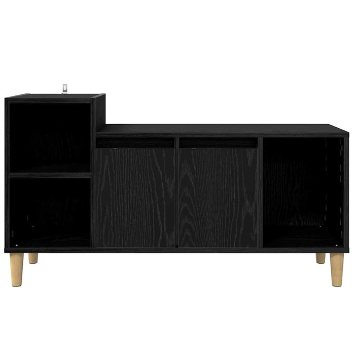 Cabinet TV Stejar Negru 100 x 35 x 55 cm Lemn compozit - WALTI WALTI