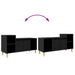 Cabinet TV Stejar Negru 100 x 35 x 55 cm Lemn compozit - WALTI WALTI