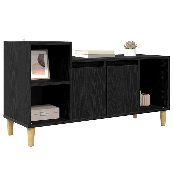 Cabinet TV Stejar Negru 100 x 35 x 55 cm Lemn compozit - WALTI WALTI