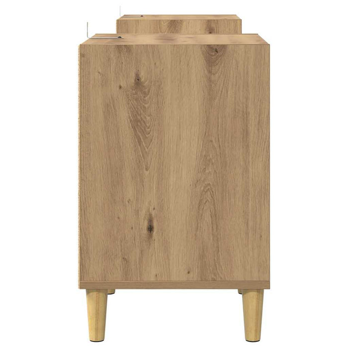Cabinet TV Stejar Artizanal 160 x 35 x 55 cm Lemn compozit - WALTI WALTI