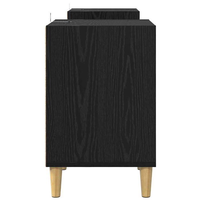 Cabinet TV Stejar Negru 160 x 35 x 55 cm Lemn compozit - WALTI WALTI
