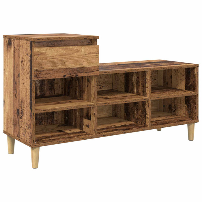 Dulap pentru pantofi Lemn vechi 102 x 36 x 60 cm Lemn compozit - WALTI WALTI