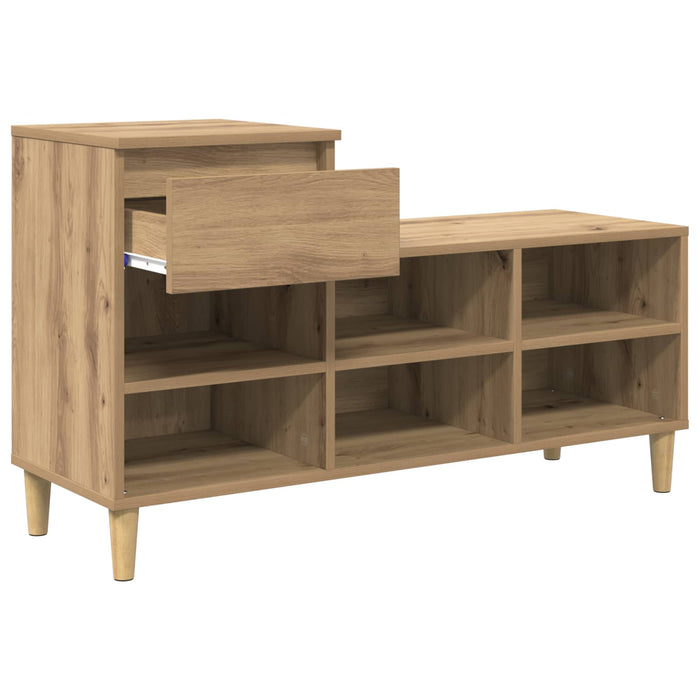 Dulap pentru pantofi Stejar Artizanal 102 x 36 x 60 cm - WALTI WALTI