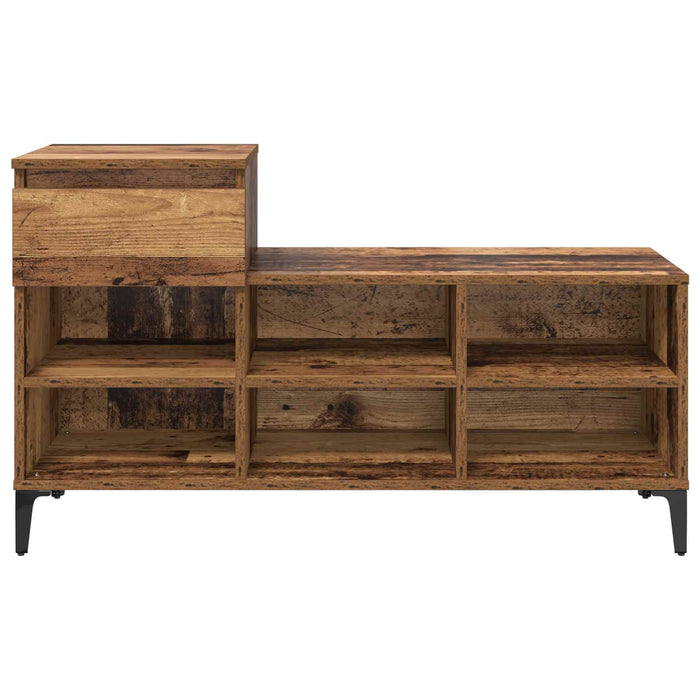 Dulap pentru pantofi Lemn vechi 102 x 36 x 60 cm Lemn compozit - WALTI WALTI