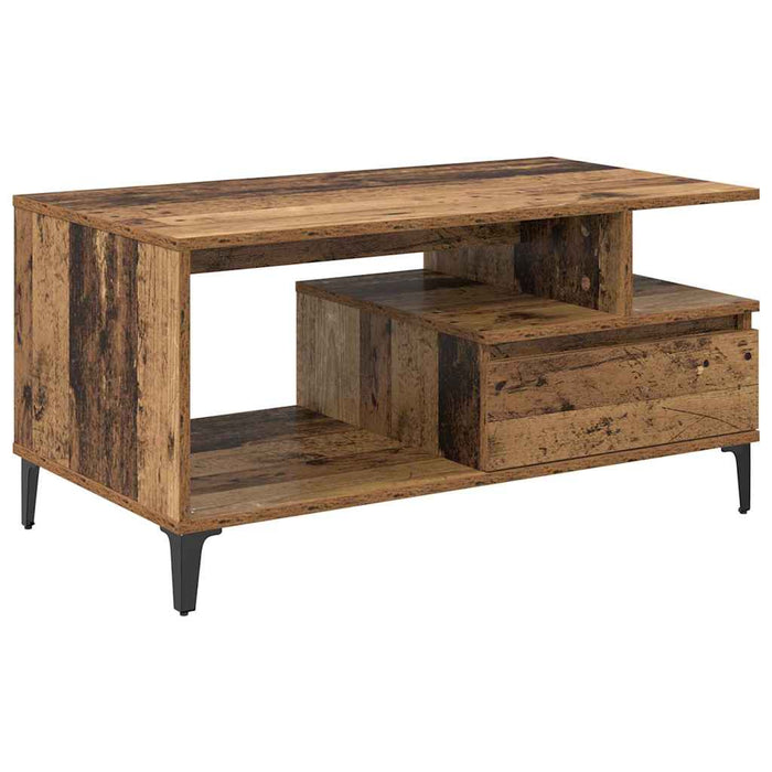 Masă de cafea Lemn Vechi 90 x 49 x 45 cm Lemn compozit - WALTI WALTI