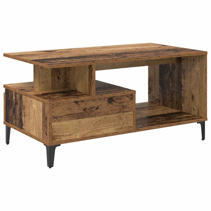 Masă de cafea Lemn Vechi 90 x 49 x 45 cm Lemn compozit - WALTI WALTI