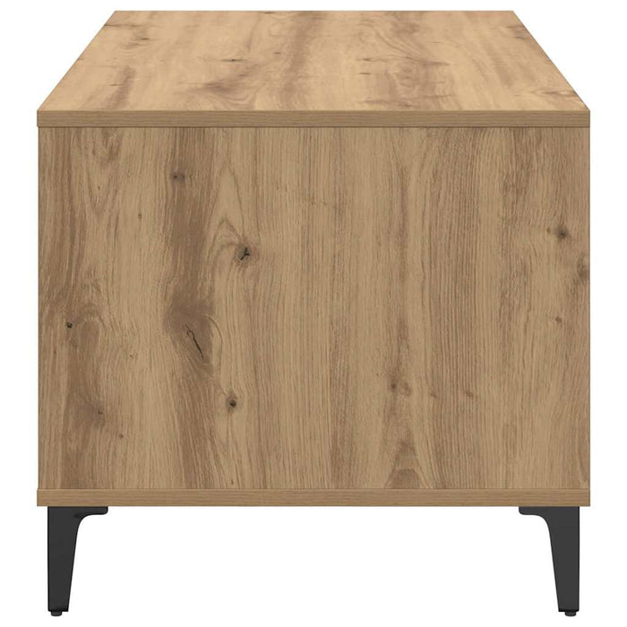 Masă de cafea Stejar Artizanal 90 x 49 x 45 cm Lemn compozit - WALTI WALTI