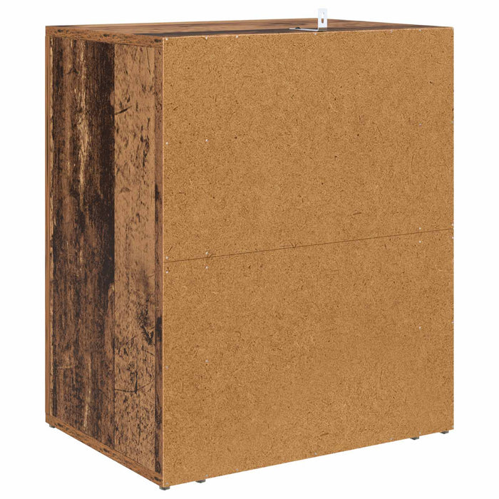Dulap de noapte Lemn vechi 35 x 50 x 60 cm Lemn compozit - WALTI WALTI
