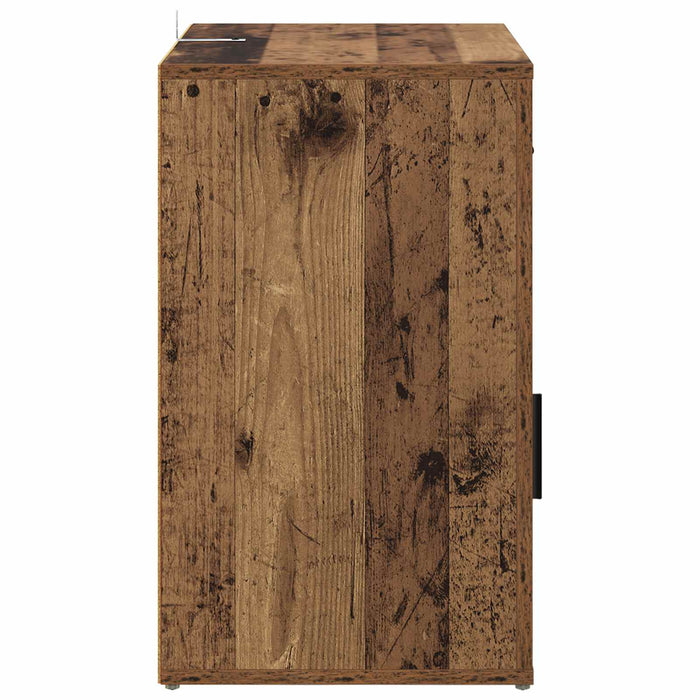 Dulap de noapte Lemn vechi 35 x 50 x 60 cm Lemn compozit - WALTI WALTI