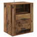 Dulap de noapte Lemn vechi 35 x 50 x 60 cm Lemn compozit - WALTI WALTI