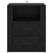 Dulap de noapte Stejar Negru 35 x 50 x 60 cm Lemn compozit - WALTI WALTI