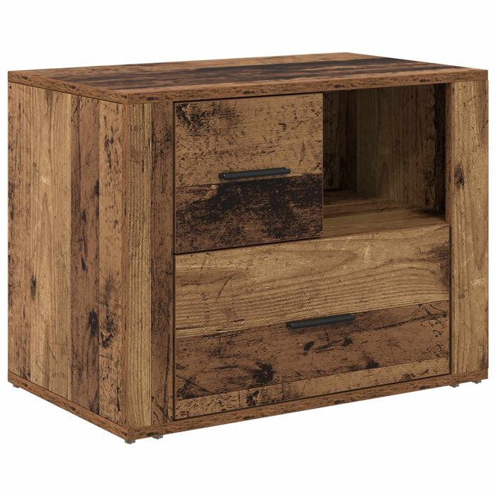 Dulap de noapte Lemn vechi 35 x 60 x 50 cm Lemn compozit - WALTI WALTI