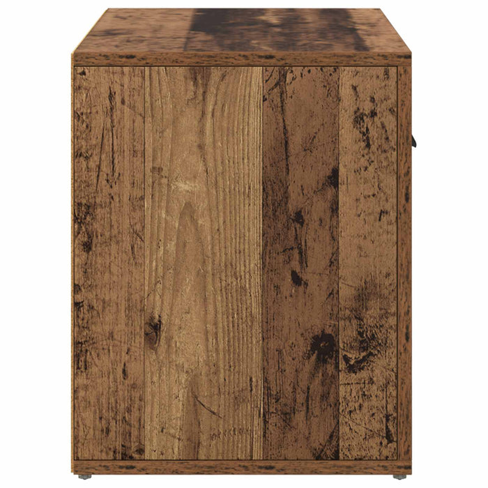 Dulap de noapte Lemn vechi 35 x 60 x 50 cm Lemn compozit - WALTI WALTI