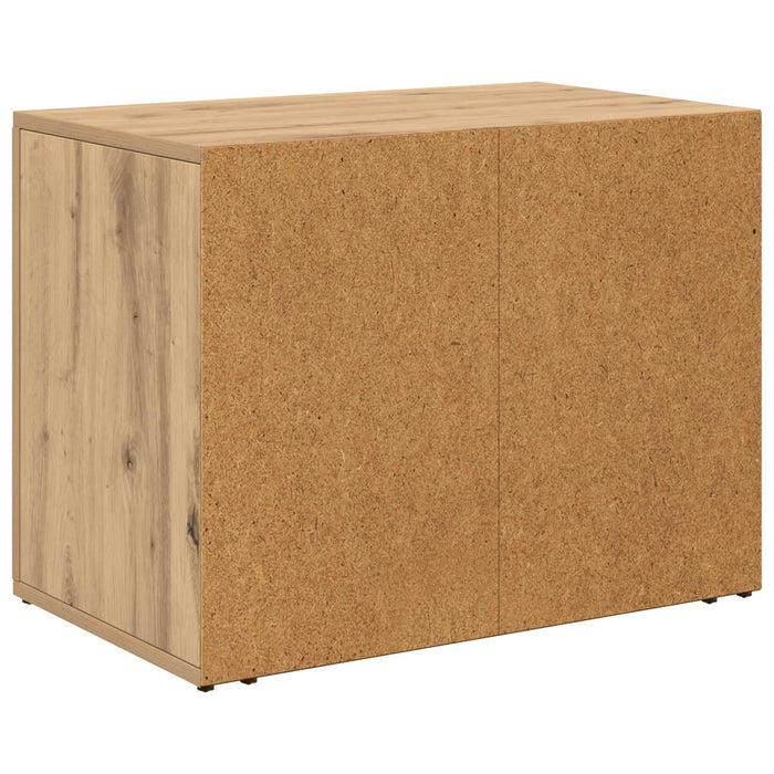 Dulap de noapte Stejar Artizanal 35 x 60 x 50 cm Lemn compozit WALTI