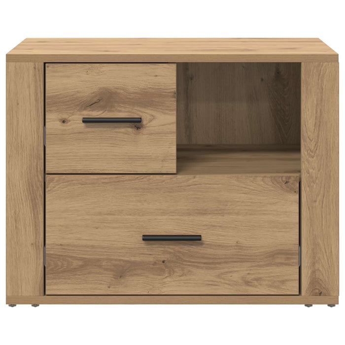 Dulap de noapte Stejar Artizanal 35 x 60 x 50 cm Lemn compozit WALTI