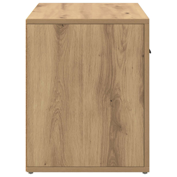 Dulap de noapte Stejar Artizanal 35 x 60 x 50 cm Lemn compozit WALTI