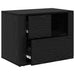 Dulap de noapte Stejar Negru 35 x 60 x 50 cm Lemn compozit - WALTI WALTI