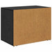 Dulap de noapte Stejar Negru 35 x 60 x 50 cm Lemn compozit - WALTI WALTI