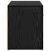 Dulap de noapte Stejar Negru 35 x 60 x 50 cm Lemn compozit - WALTI WALTI