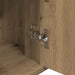 Bufet stejar artizanal 80 x 30 x 60 cm Lemn compozit - WALTI WALTI