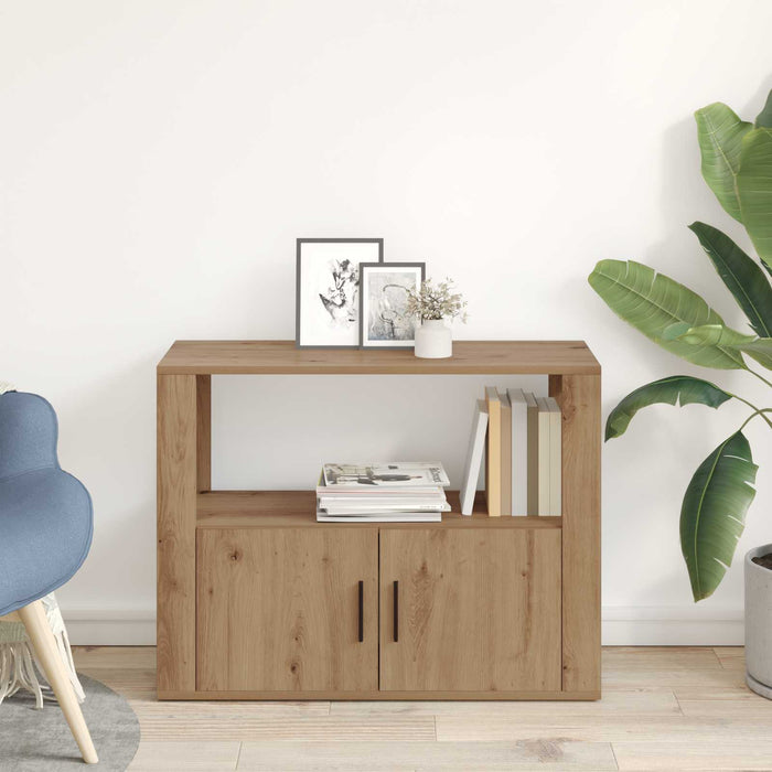 Bufet stejar artizanal 80 x 30 x 60 cm Lemn compozit - WALTI WALTI
