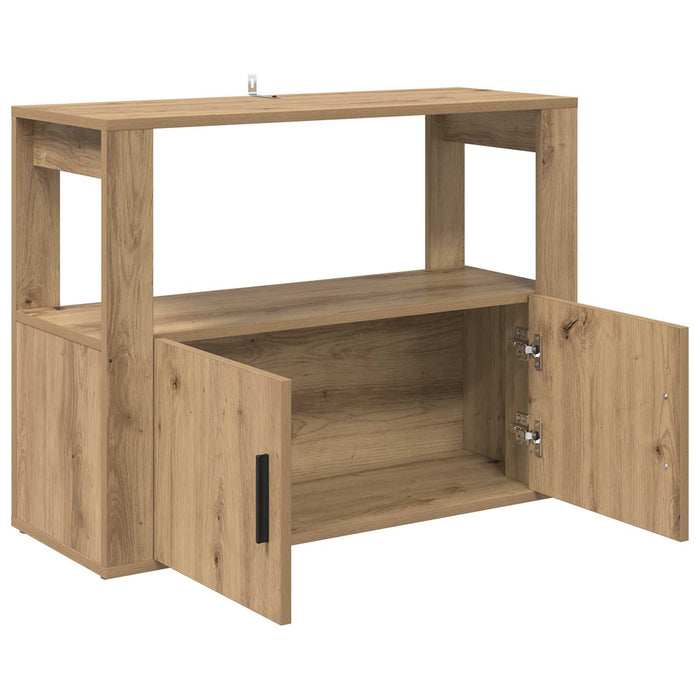 Bufet stejar artizanal 80 x 30 x 60 cm Lemn compozit - WALTI WALTI