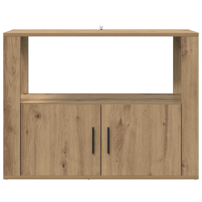 Bufet stejar artizanal 80 x 30 x 60 cm Lemn compozit - WALTI WALTI