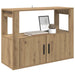 Bufet stejar artizanal 80 x 30 x 60 cm Lemn compozit - WALTI WALTI