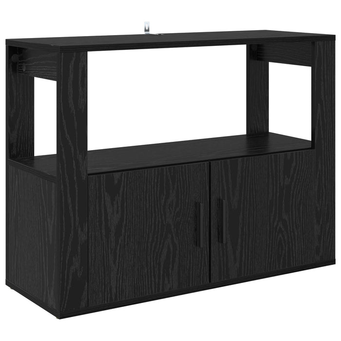 Bufet Stejar negru 80 x 30 x 60 cm Lemn compozit - WALTI WALTI