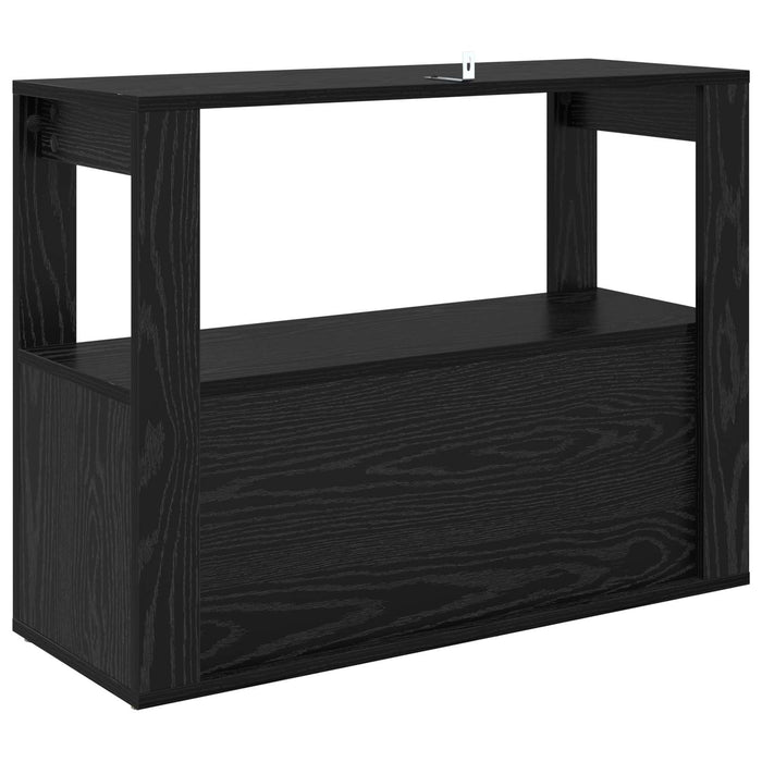Bufet Stejar negru 80 x 30 x 60 cm Lemn compozit - WALTI WALTI
