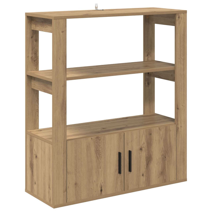 Bufet stejar artizanal 30 x 80 x 90 cm Lemn compozit - WALTI WALTI