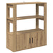 Bufet stejar artizanal 30 x 80 x 90 cm Lemn compozit - WALTI WALTI