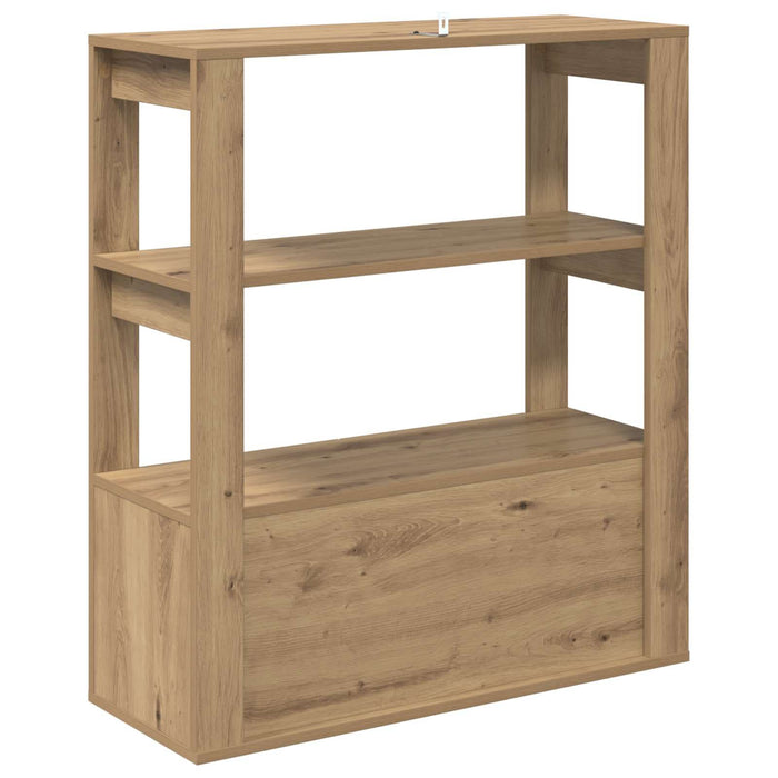Bufet stejar artizanal 30 x 80 x 90 cm Lemn compozit - WALTI WALTI