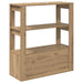 Bufet stejar artizanal 30 x 80 x 90 cm Lemn compozit - WALTI WALTI
